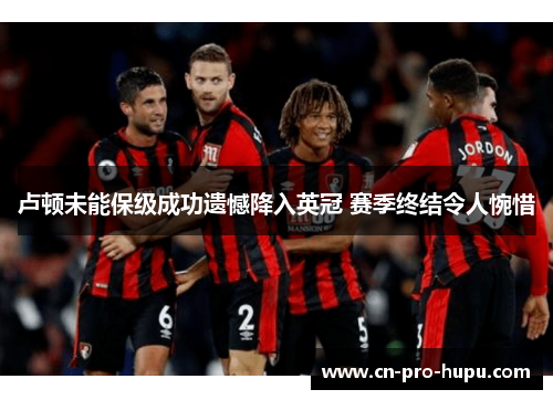 卢顿未能保级成功遗憾降入英冠 赛季终结令人惋惜